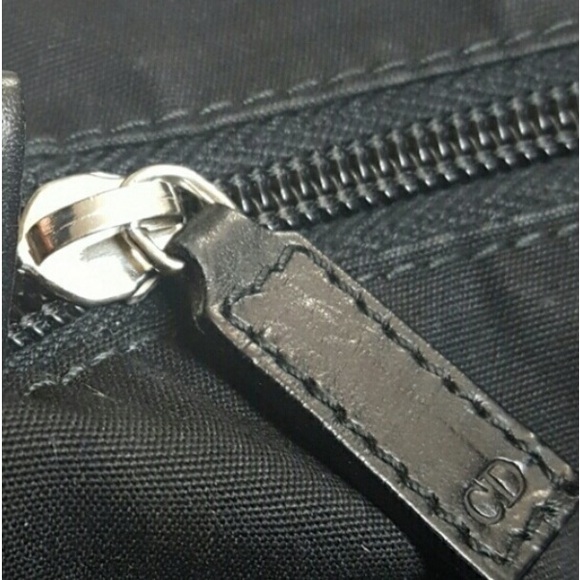 Dior Italy Canvas Leather Trim Messenger Bag - Picture 8 of 11